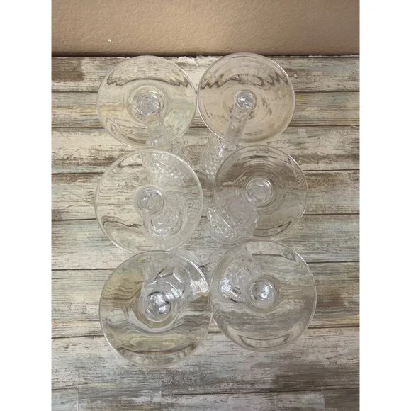 Waterford Alana Champagne Flutes 7.25" Set of  6 1970s–80s Gothic Mark - Picture 6 of 15